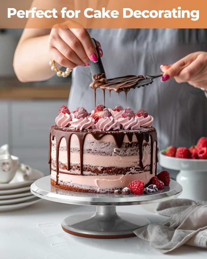 Cake Decorating Kit with Offset Spatula & Icing Smoother