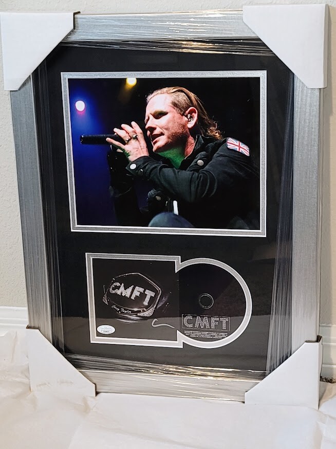 Corey Taylor autographed signed CMFT Slipknot  CD  JSA Certified Framed