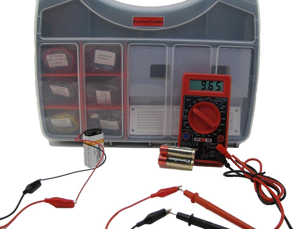 Make: Electronics Component Kit 1 Deluxe Exp1-11 Pack 2nd for Charles Platt Book