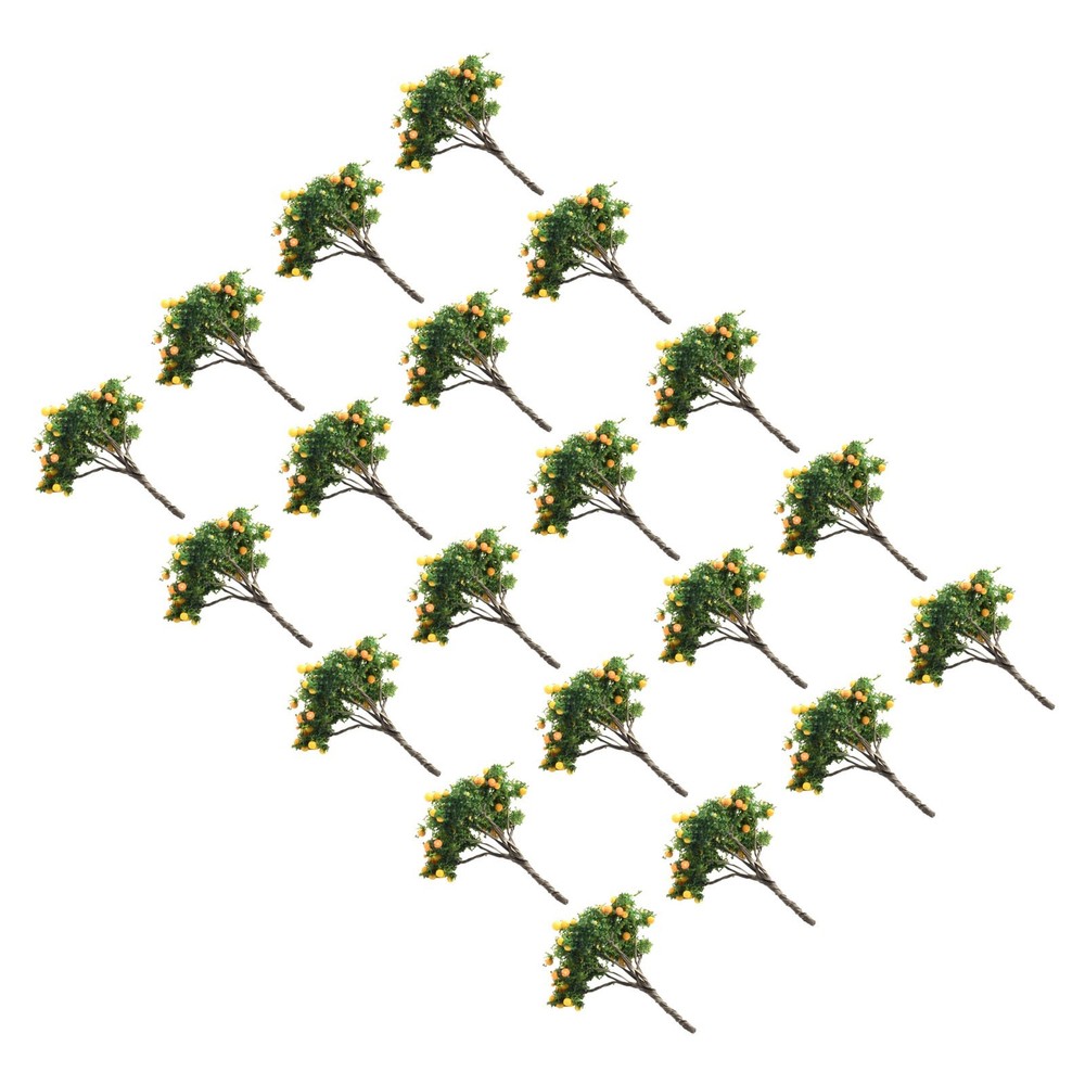 DIY Model Trees O Scale 20 Pcs Architecture Tree Orange Fruit Tree Model Replace