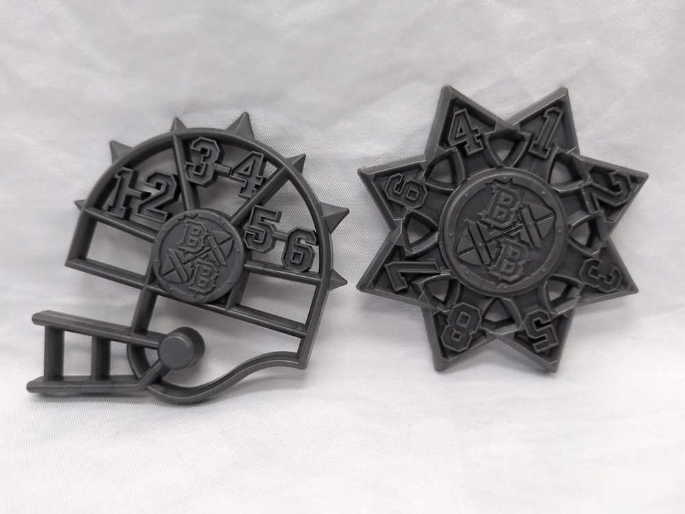 (2) Blood Bowl Scatter Templates