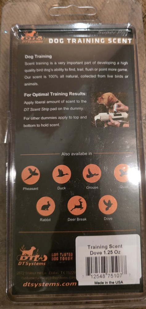 DT Systems Dog Trainer Scent Dove