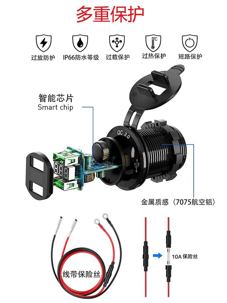 Super Fast Phone Charger Adapter PD+QC3.0 USB Type C For iPhone Samsung Android