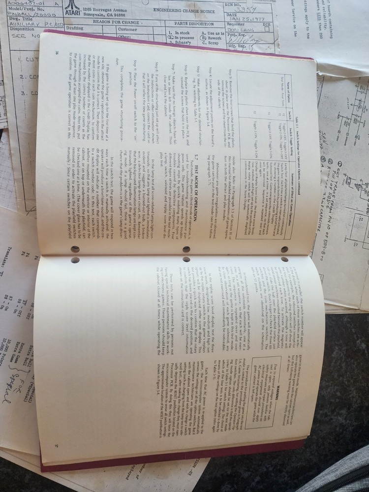 Atari Atarians Pinball Manual