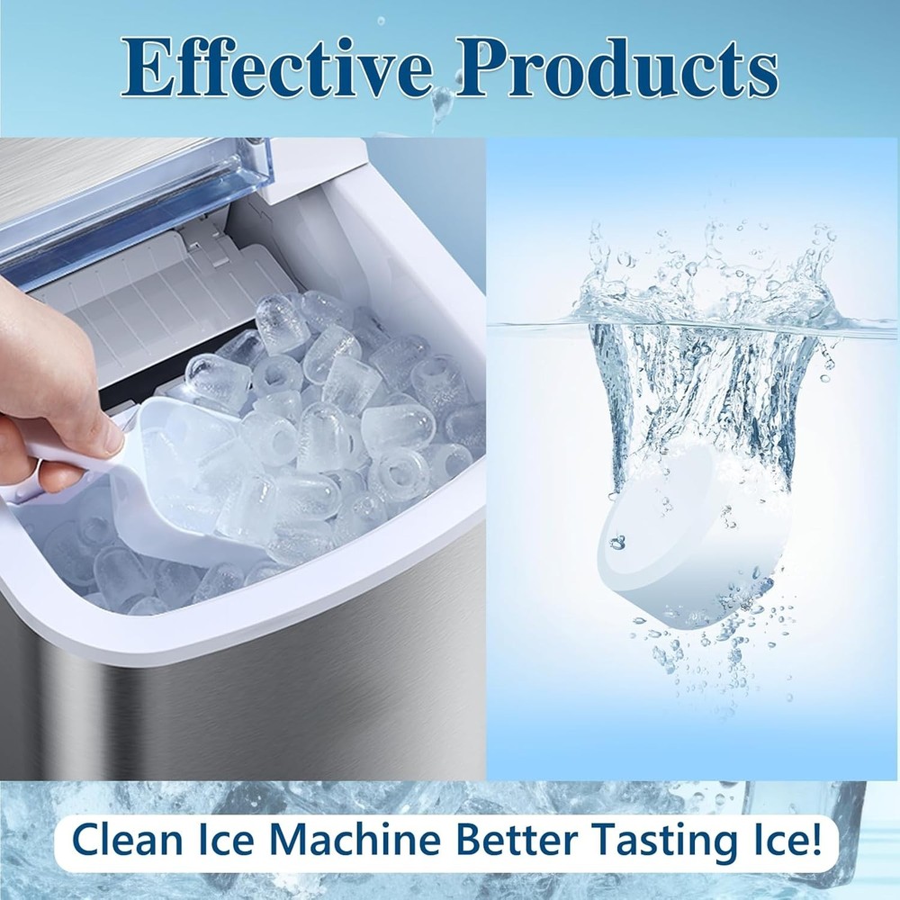 All-in-One Ice Maker Cleaning Tablets, 36 Pack - Easy, Effective Maintenance