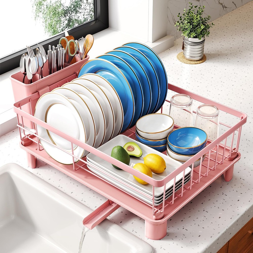 Dish Drying Rack - Small Dish Rack for Kitchen Counter, Stainless Steel Dish ...