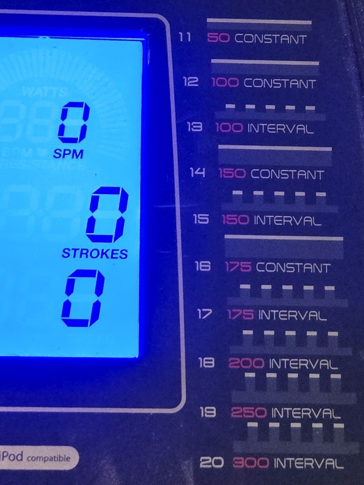 2017 NordicTrack RW200 Rowing Machine Computer Console Display Rower ERWNT59146
