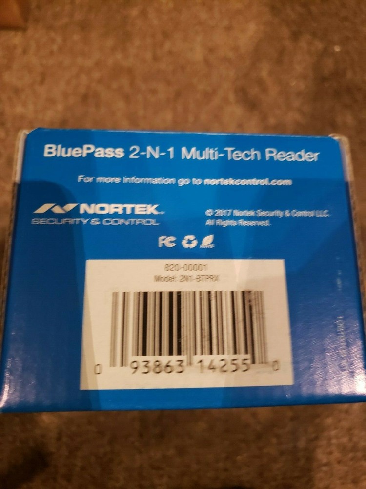 Linear 820-00001 2-N-1 BluePass Multi-Tech Access control Reader Bluetooth LE