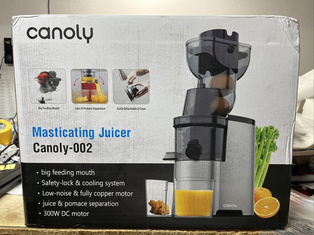 Canoly Masticating Juicer - Canoly-002 300W Easy Clean