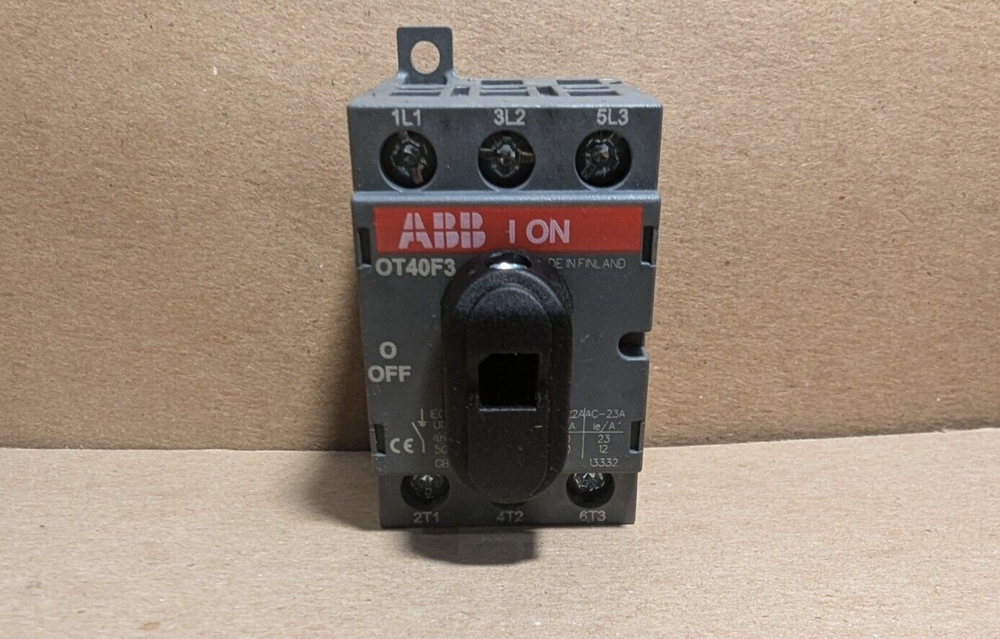 ABB OT40F3 Main Power Disconnect 40A 600V NEW
