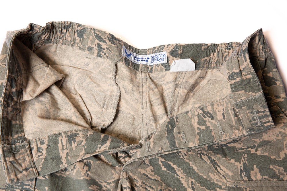 USGI US Air Force ABU Utility Pants Digital Tiger Stripe 34 Regular