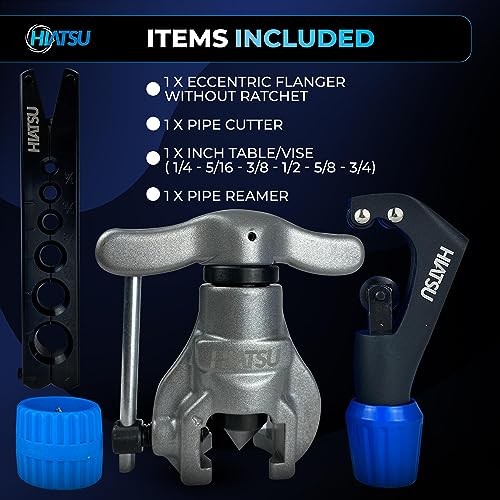 Professional Flaring Tool Kit - Heavy-Duty HVAC Eccentric Flaring Tool Kit