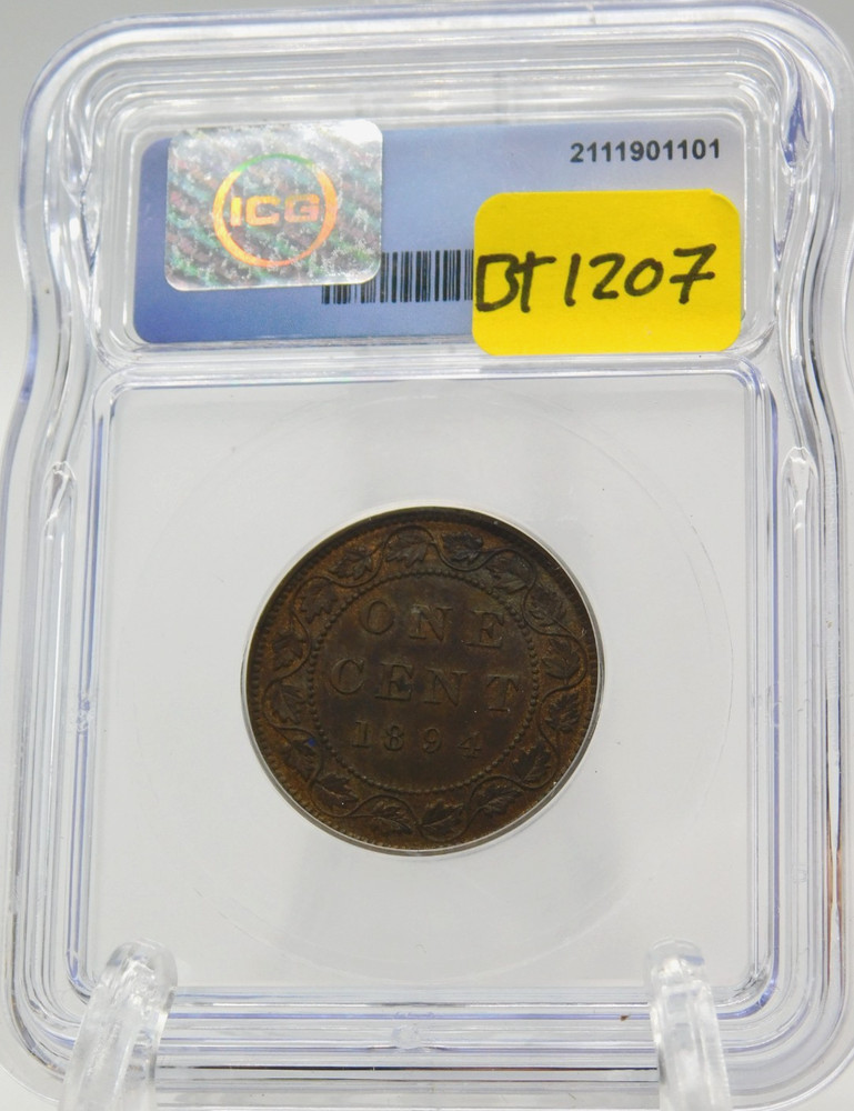1894 CANADA ONE CENT ICG MS63 RB (BT1207)