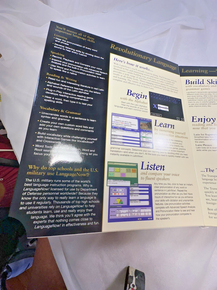 Transparent Language: Learn Latin Now! 8.0 PC CD-ROM includes microphone