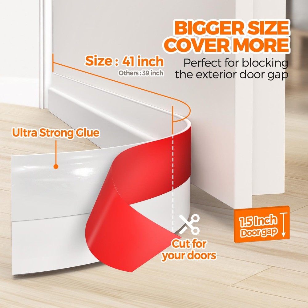 Door Draft Stopper Under Door Draft Blocker Insulator Doors Sweep