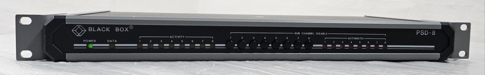 Black Box PSD-8 TL305A Programmable Sharing Device 8-Port - Rack mount.