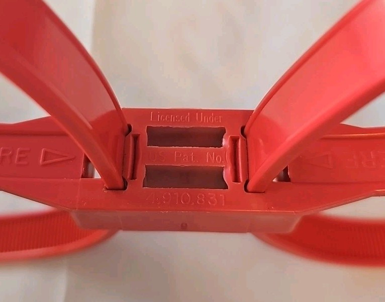 Monadnock 4205 Double Cuff Restraint-Trainer- RED 3-PACK *NEW UNOPENED PACKAGE*