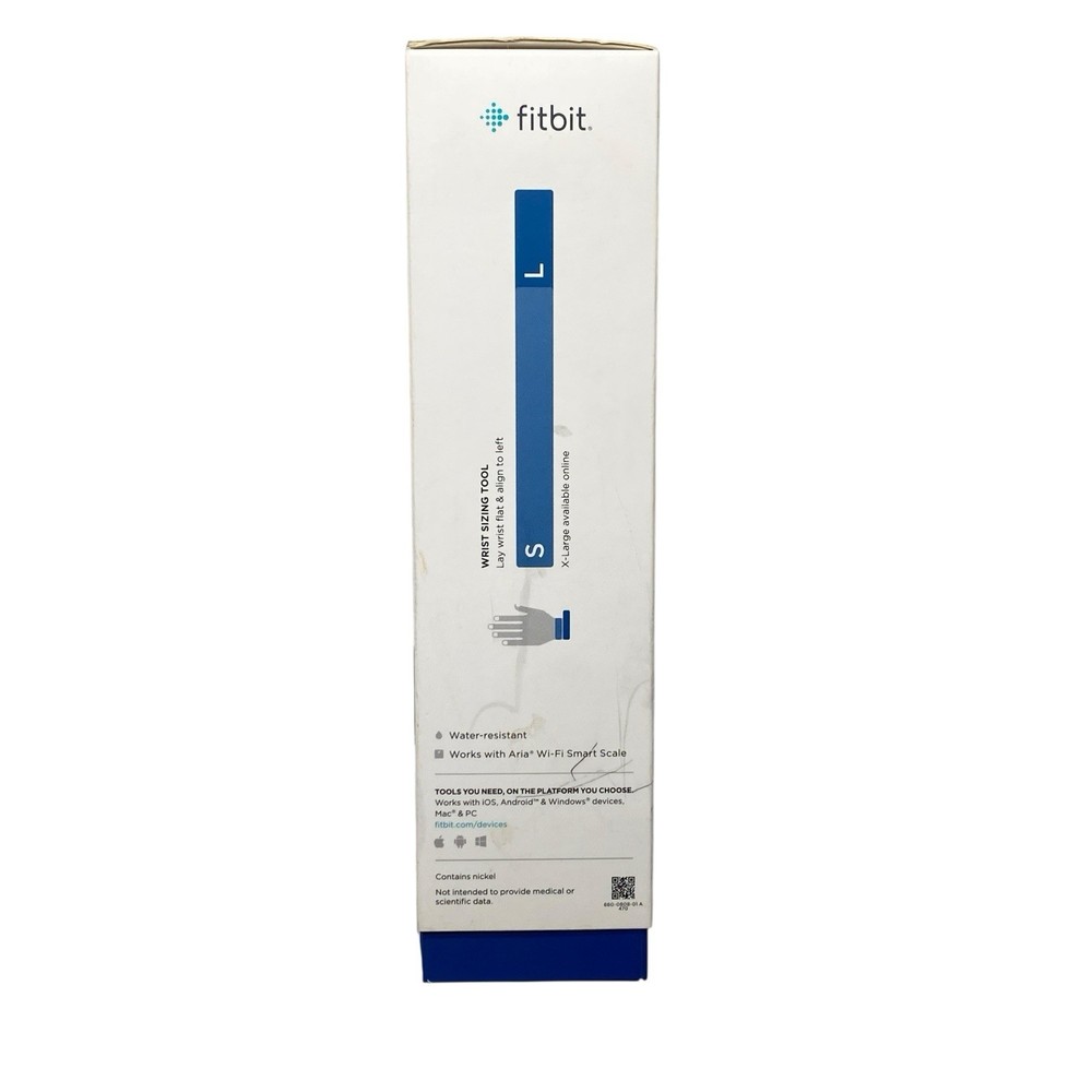 Fitbit Charge 2 Wristband Activity Tracker, Large - Blue