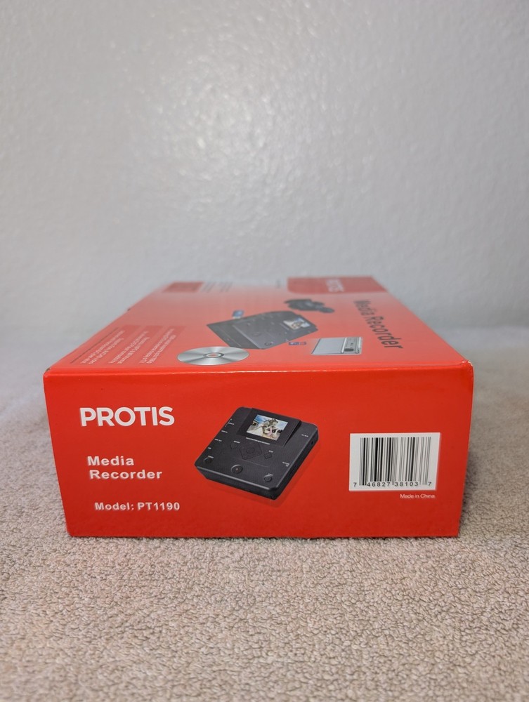PROTIS Multi-function Media Recorder PT1190 *New* *Opened Box*