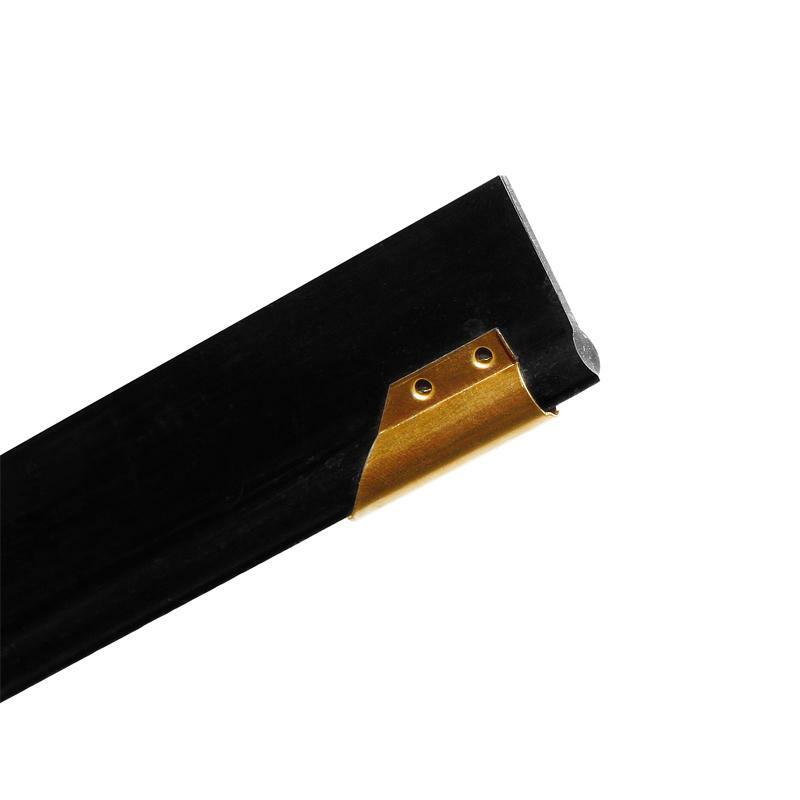 Ettore Brass End Clips For Squeegee Channel - 12 Pack