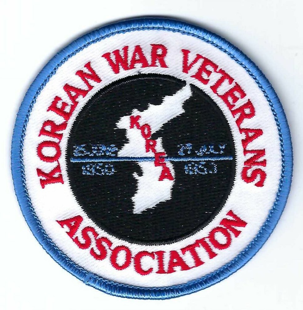Korean War Veterans Association Patch c7392  3 inch EonT