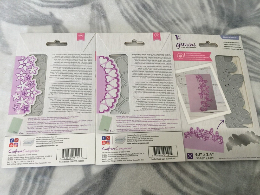 Gemini Layerable Edge'able Double-sided Dies Crafter's Companion