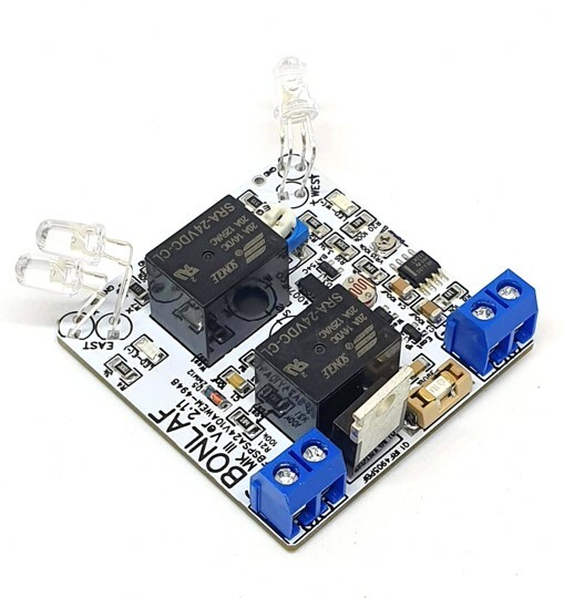 MKIII 24VDC 10A Single Axis Solar Panel Sun Tracking Analog Controller Board DIY