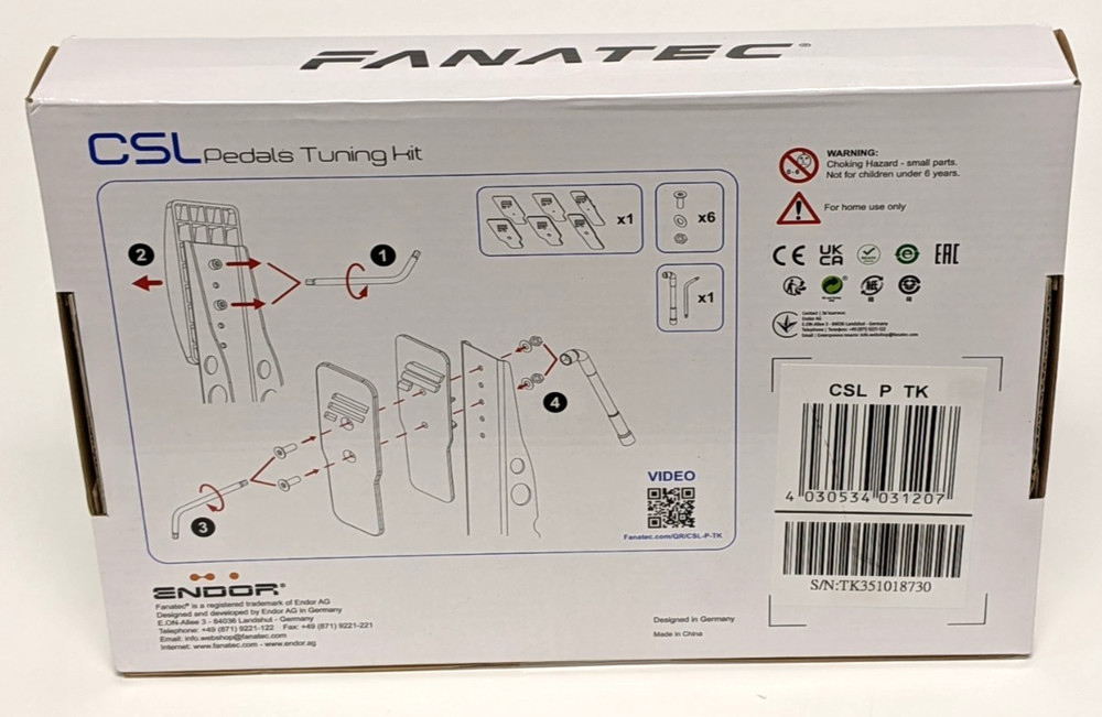 Fanatec CSL Pedals Tuning Kit CSL P TK