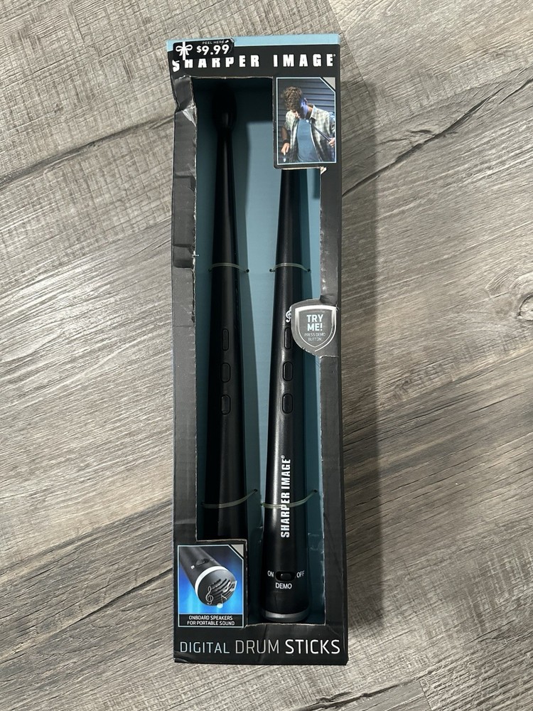 The Sharper Image Digital Drum Sticks NIB Motion Activated