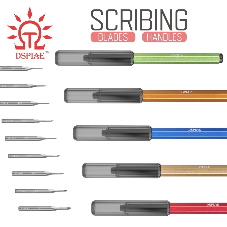 DSPIAE: Scribing - Panel Line Engraving Scriber - 9 Size Options
