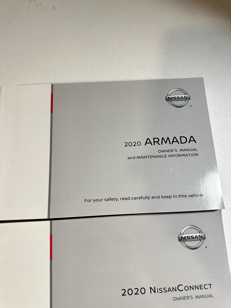 2020 Nissan Armada Owner's Manual Set