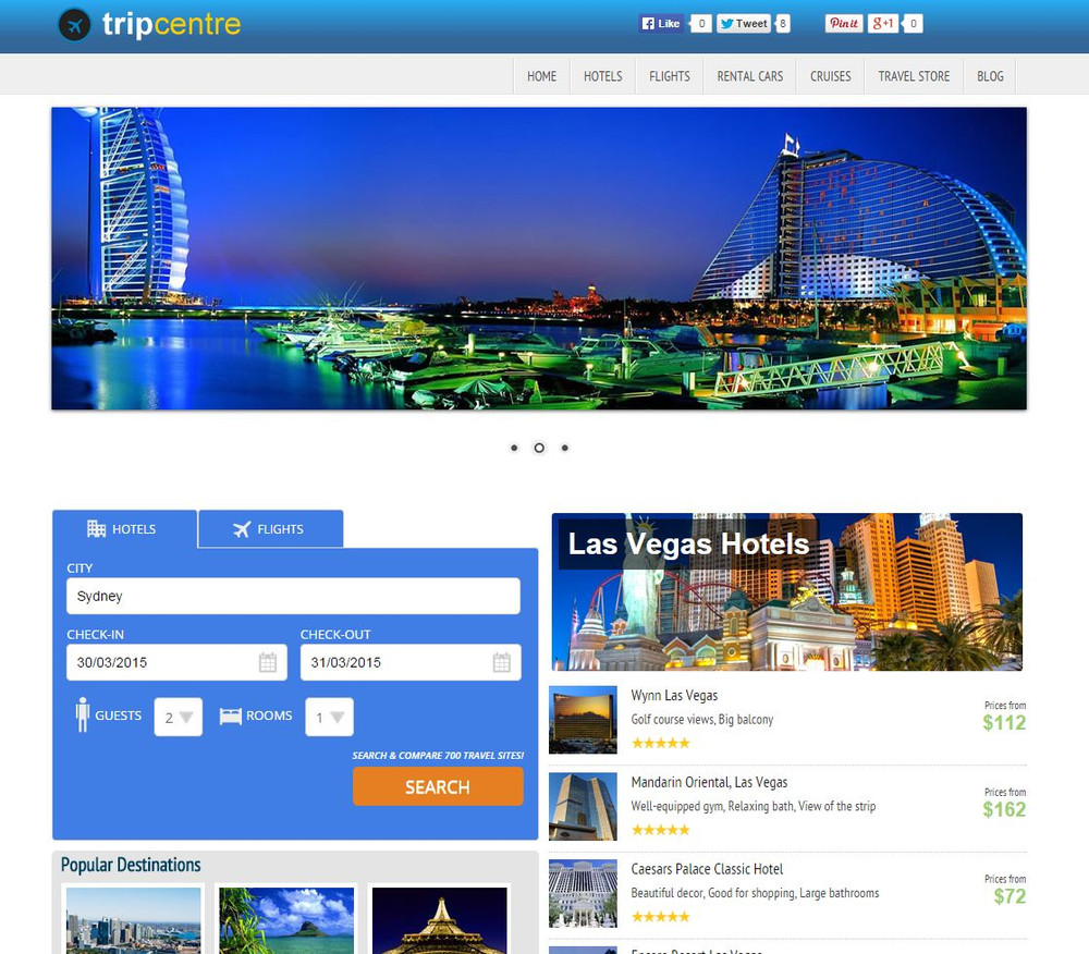 Established Turnkey Automated Travel Website - Make $1 -$4/Click