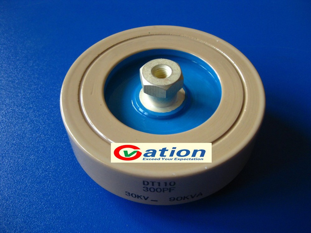 for CCG81-4 DT110 300PF 30KV 90KVA High Frequency / Voltage Ceramic Capacitor