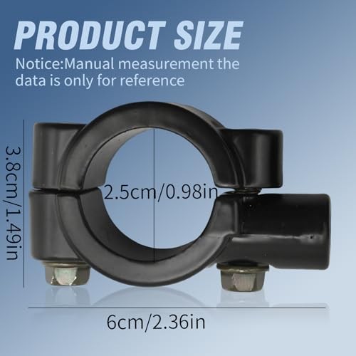 1" 25mm Mirror Thread Motorcycle Handle Bar 10mm 1" Handlebar 10mm Thread