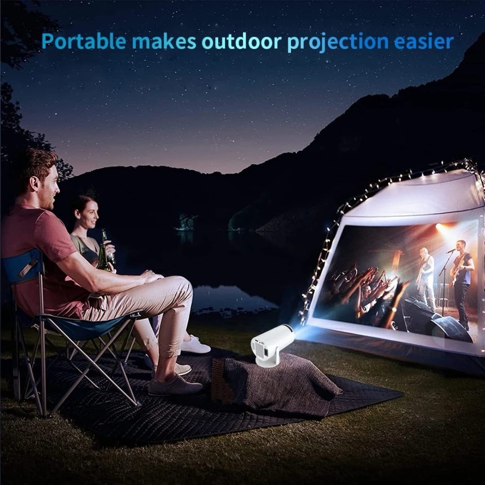4K Portable Desktop Game Projector Android11 WiFi Bluetooth3D Ready 15000+ game