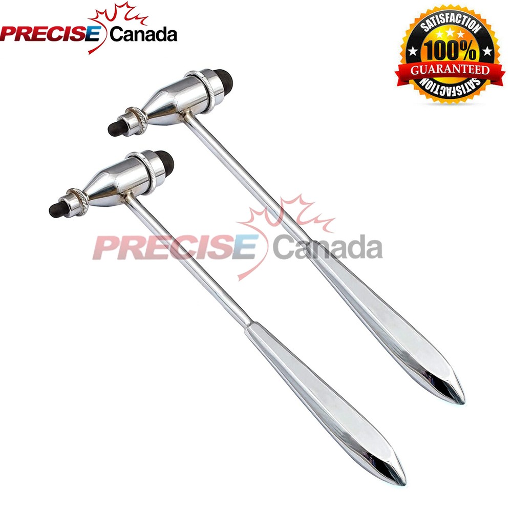 02 Pcs Tromner Reflex Percussion Hammer,Neurological,Diagnostic,23.5cm.