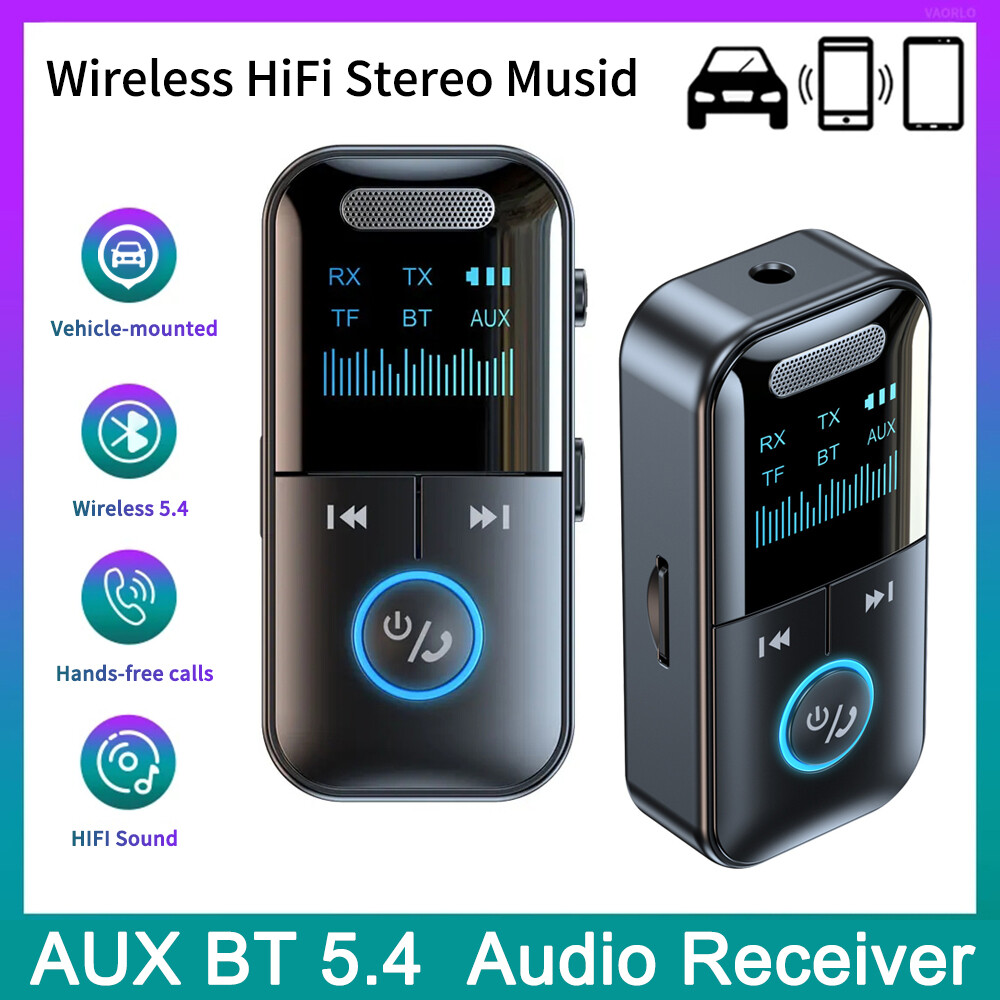 4-IN-1 Bluetooth 5.4 Receiver & Transmitter Wireless 3.5mm Aux Audio Adapter