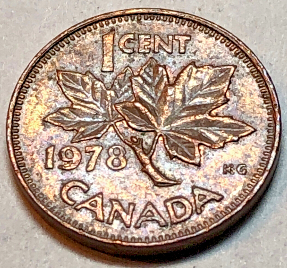 Canada 1 Cent 1978, Coin