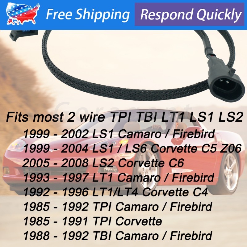 Fit 2 Wire Water Temp LSX Plug CTS Coolant Temperature Sensor Extension Harness