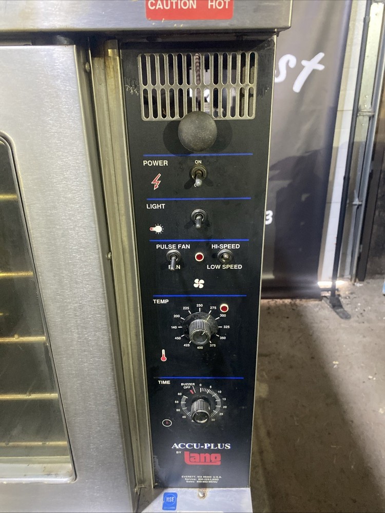 Pre-Owned Lang Electric Double Stack Convection Oven Model ECCO-APXD TESTED