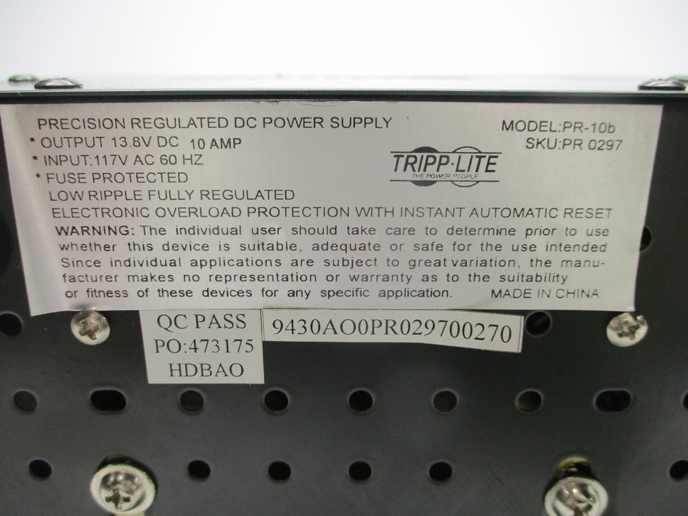 TRIPP-LITE PR-10B POWER SUPPLY NSNP