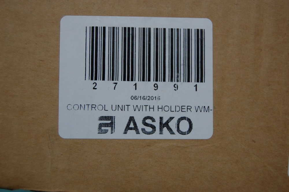 271991 ASKO CONTROL UNIT FOR WASHING MACHINE