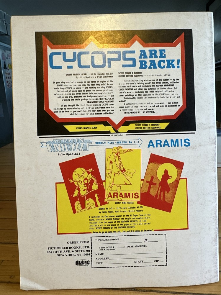 Battle Axe comic magazine #1 - Comics Interview Group publishing Very Nice!