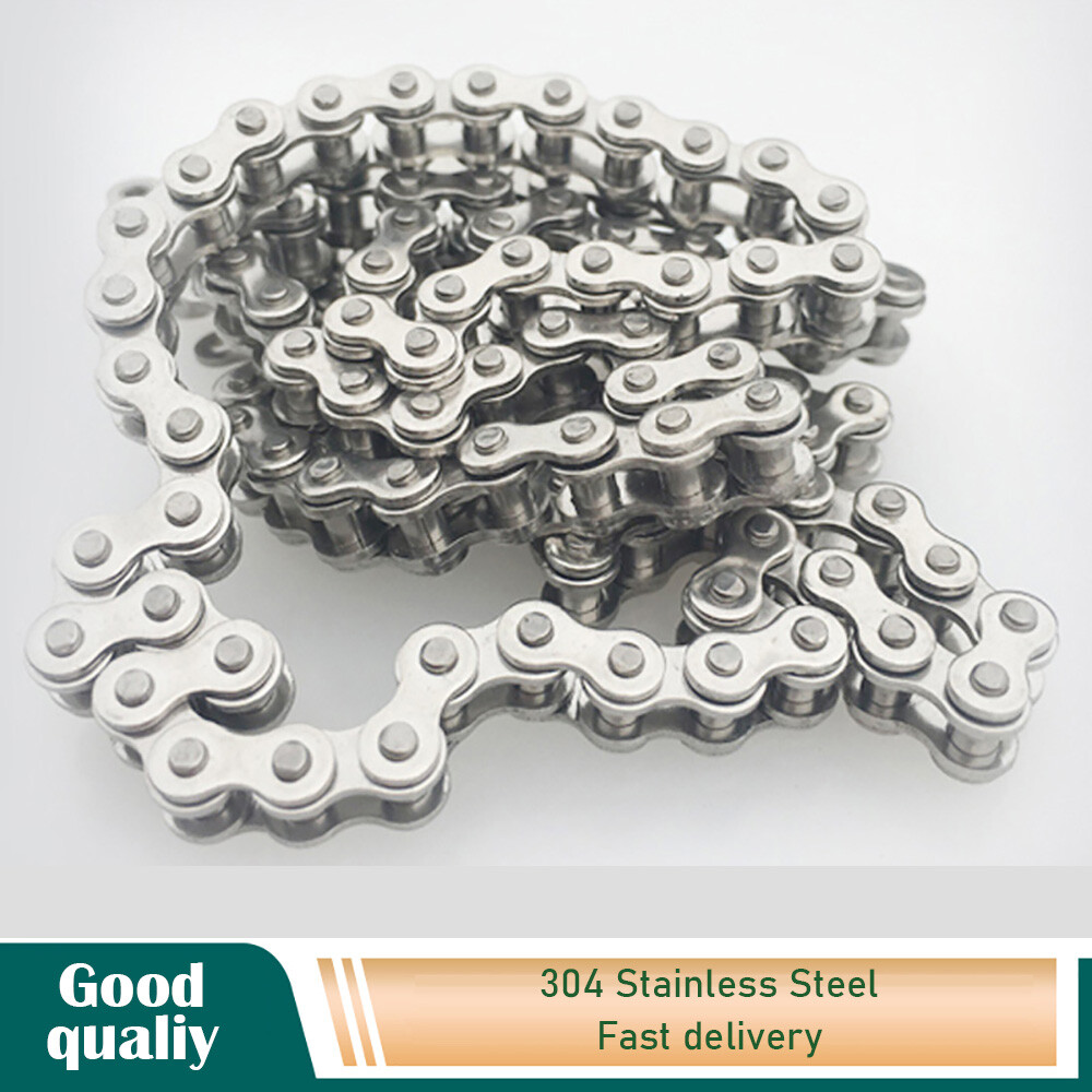 04C-16A 304 Stainless Steel Simplex Roller Chains 1-1.524m Transmission Chain