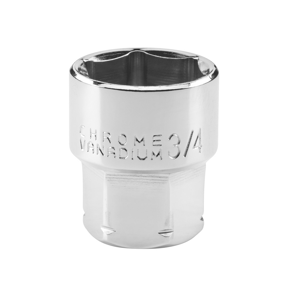 HART 16-Piece 3/8-inch Drive Pass-Thru Socket Set, Chrome