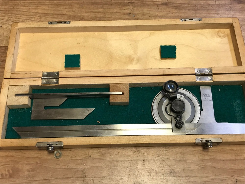 VIS POLAND MADE PROTRACTOR 6 & 12 " BEAM