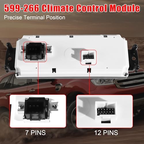 Front Climate Control Module Panel for GMC Sierra， for Chevy Silverado 599-266