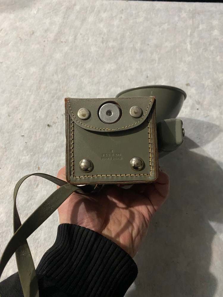 Vintage Antique Ansco AnscoFlex 2 Flashlamp Camera With Grey Case & Strap