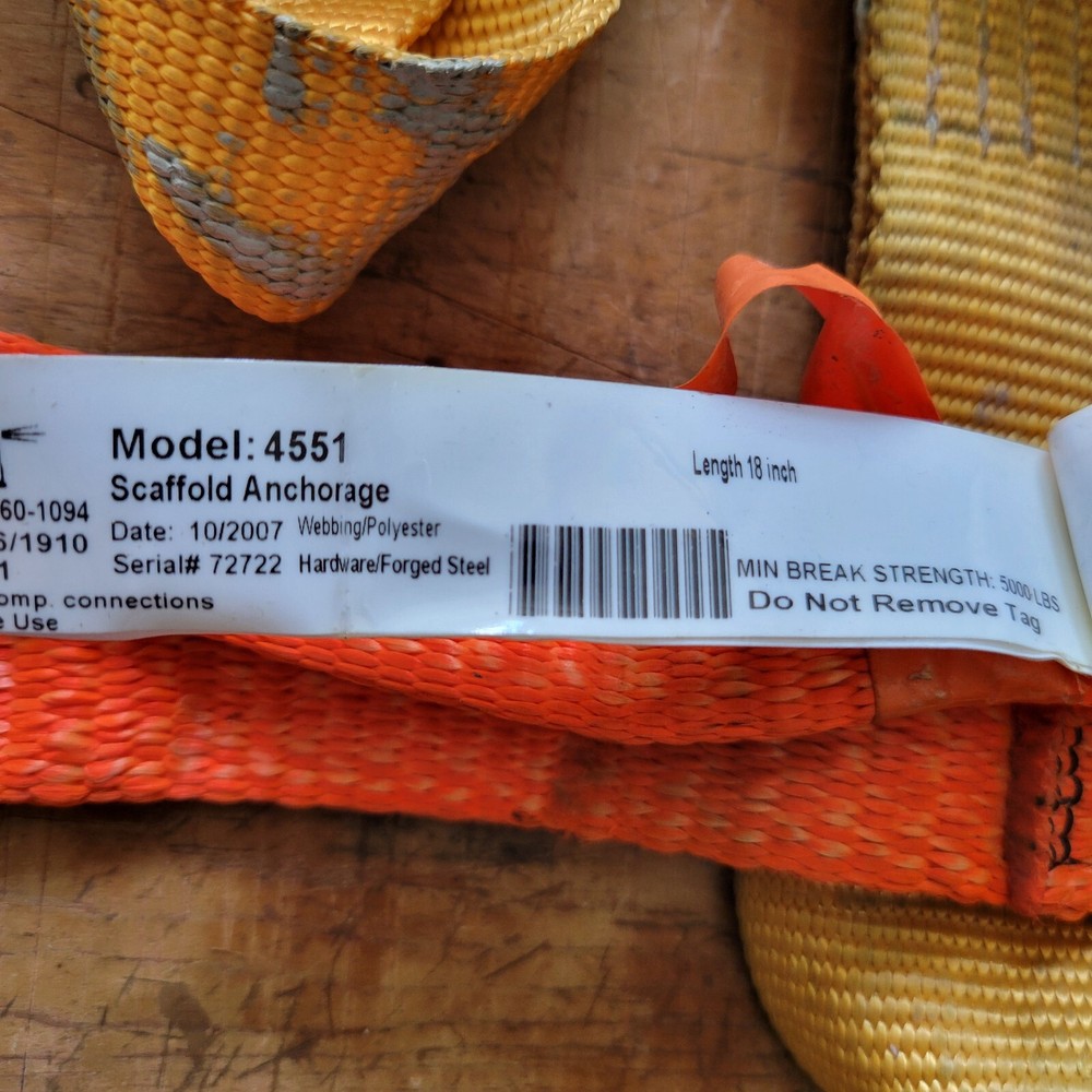 Nylon Cross Arm Strap Set - 6 pieces