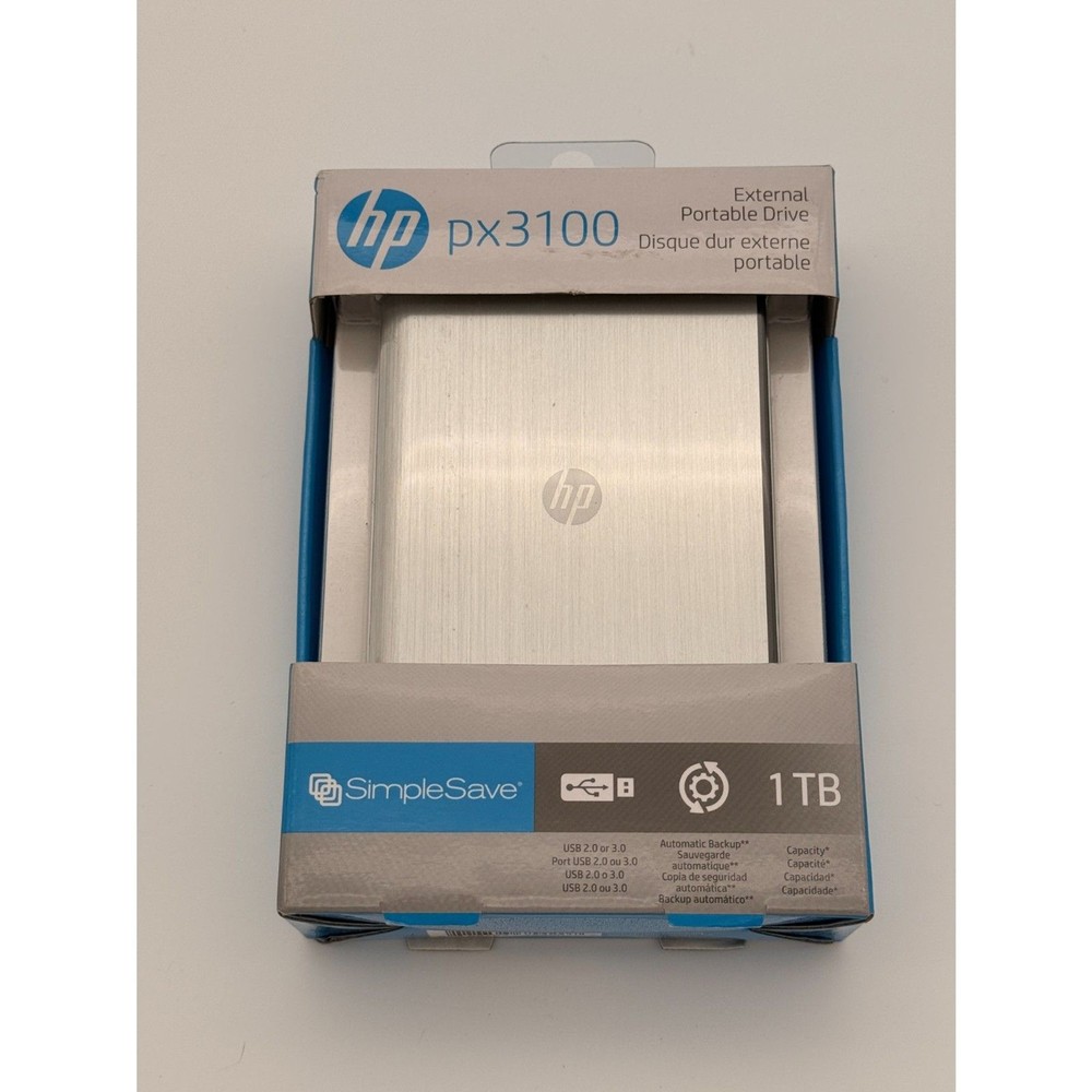 HP SimpleSave px3100 1TB External Hard Drive NEW